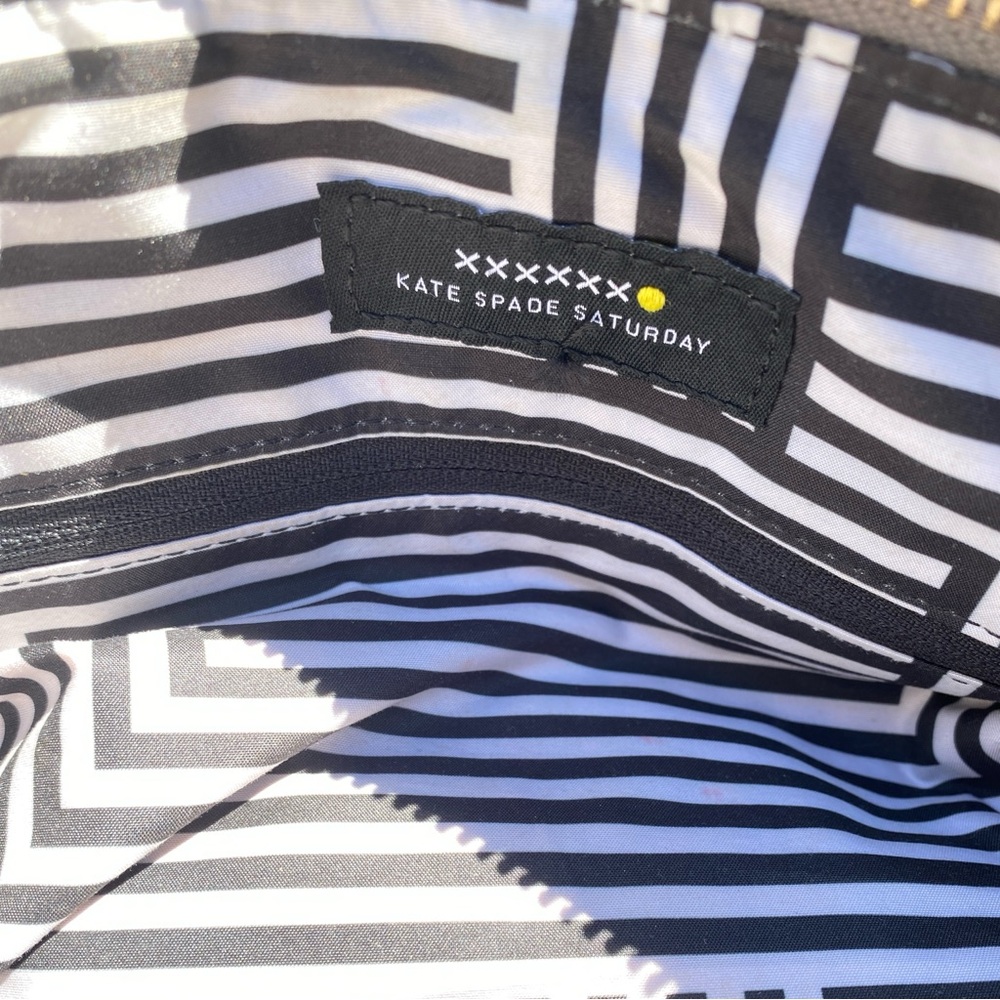 Kate Spade Freeform Satchel Saturday Grey Leather Crossbody Purse 15”x8.5” Bag - Picture 7 of 12